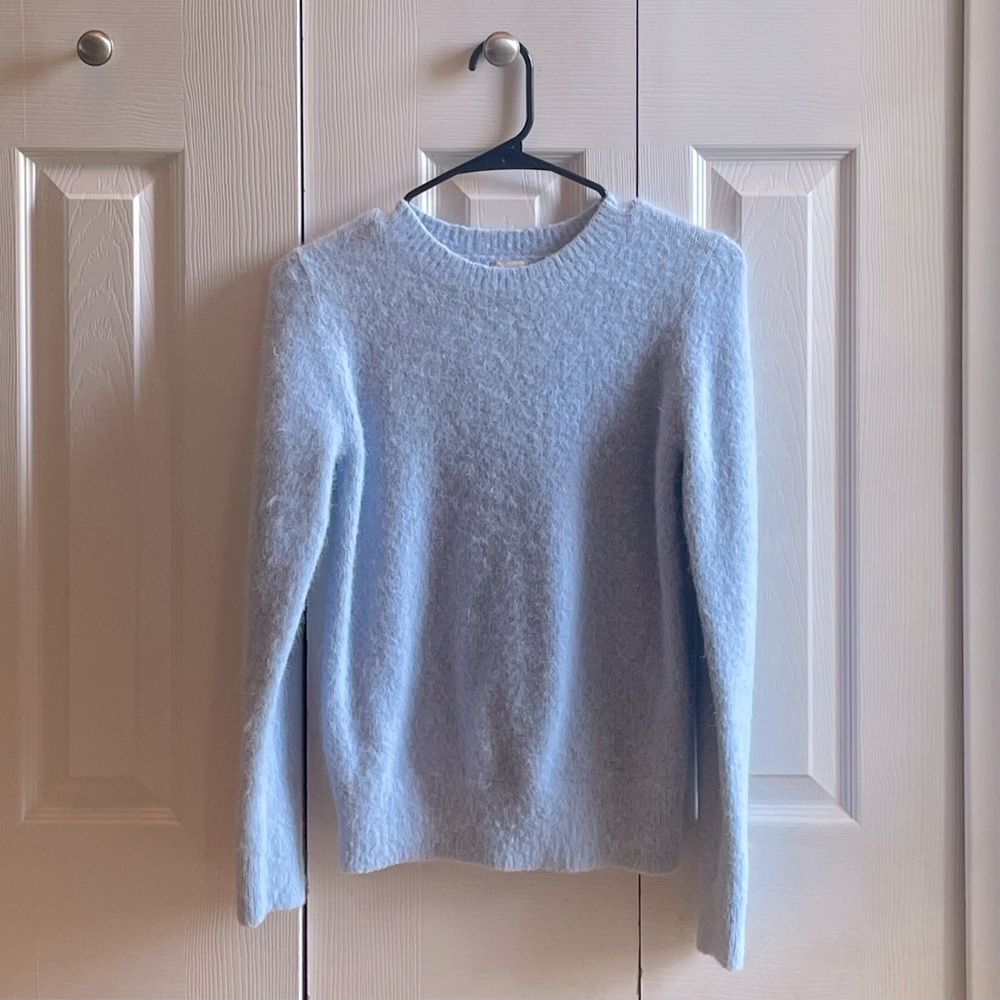 A New Day: Light Blue Sweater